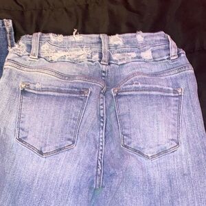 KanCan Light Blue High Rise Distressed Jeans